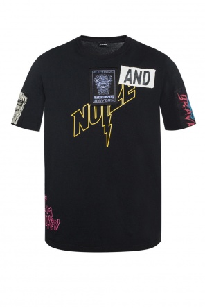 Appliquéd t-shirt, zdjęcie 1 Appliquéd t-shirt od Diesel